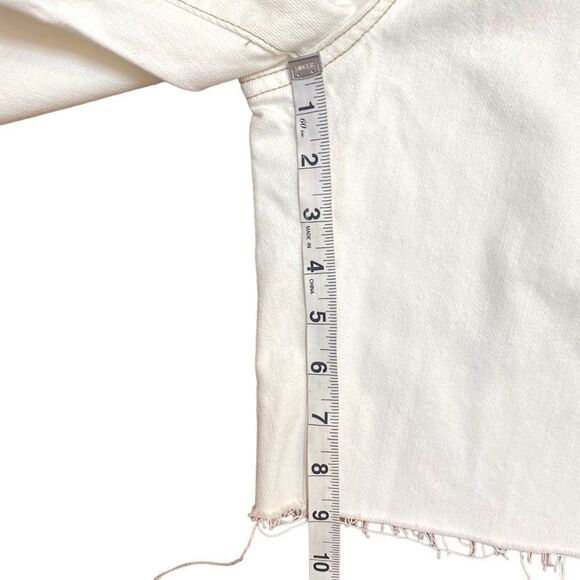 Ziggy Denim Hi & Loose Long Shorts- Coconut - Picture 14 of 14